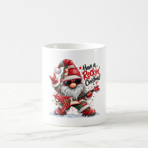 Prettig Kerstfeest Gitaar Gnoom Koffiemok