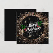 Prettig kerstfeest glans en glitter, (Voorkant / Achterkant)