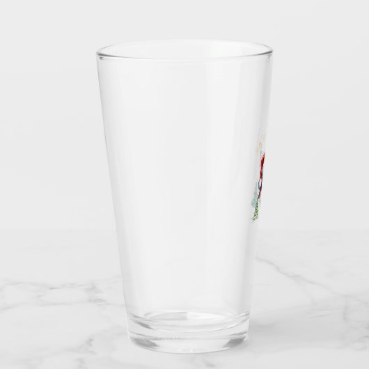 Prettig kerstfeest! glas (Rechts)