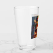 Prettig kerstfeest glas (Rechts)
