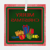 PRETTIG KERSTFEEST GLAS ORNAMENT (Achterkant)