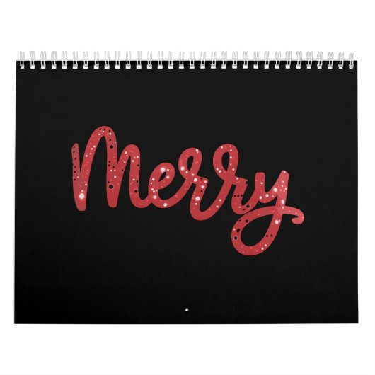 Prettig kerstfeest Glitter Vakantie Kalender (Hoes)