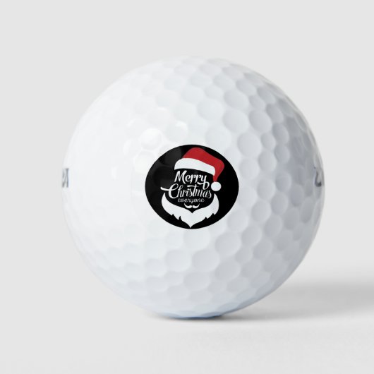 Prettig kerstfeest golfballen (Voorkant)