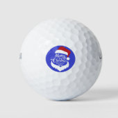 Prettig kerstfeest golfballen (Voorkant)