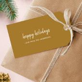 Prettig Kerstfeest Goud Kerstmis Cadeaulabel