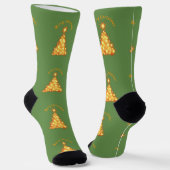 Prettig kerstfeest Gouden Boom Thunder_Cove Sokken (Gebogen)