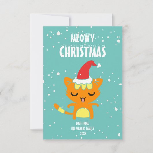 Prettig kerstfeest, grappige kerstkaart (Voorkant)