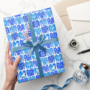 PRETTIG KERSTFEEST Grappige Lelijke Hanukkah Truie Cadeaupapier