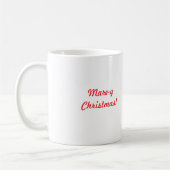 Prettig Kerstfeest! Grappige paarden mok (Links)