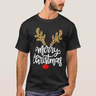 Prettig kerstfeest Grappige rendier kerstcadeaus T-shirt