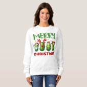 Prettig kerstfeest Grappige Vakantie Gekscherende Trui (Voorkant volledig)