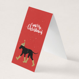 Prettig kerstfeest Great Dane kaart