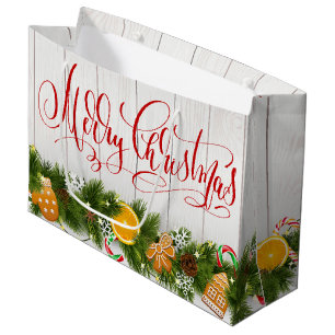 Prettig kerstfeest groot cadeauzakje