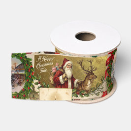 Prettig Kerstfeest Grosgrain Lint