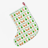 Prettig kerstfeest grote kerstsok (Achterkant (Hangend))