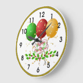 Prettig kerstfeest grote klok (Hoek)