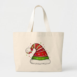 Prettig kerstfeest grote tote bag