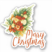 Prettig kerstfeest Halloween Nieuwjaar Sticker (Voorkant)