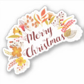 Prettig kerstfeest Halloween Nieuwjaar Sticker (Voorkant)