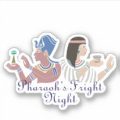 Prettig kerstfeest Halloween Nieuwjaar Sticker (Voorkant)