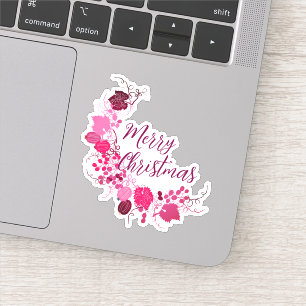 Prettig kerstfeest Halloween Nieuwjaar Sticker