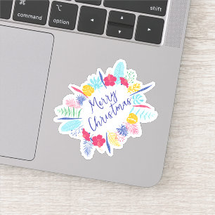 Prettig kerstfeest Halloween Nieuwjaar Sticker