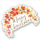 Prettig kerstfeest Halloween Nieuwjaar Sticker (Voorkant)