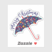 Prettig kerstfeest Halloween Nieuwjaar Sticker (Vel)