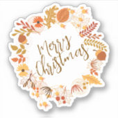 Prettig kerstfeest Halloween Nieuwjaar Sticker (Voorkant)