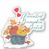 Prettig kerstfeest Halloween Nieuwjaar Sticker (Voorkant)