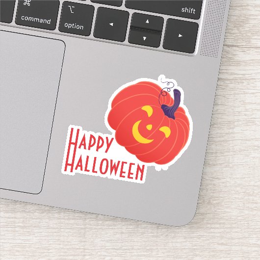 Prettig kerstfeest Halloween Nieuwjaar Sticker (Detail)
