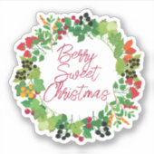 Prettig kerstfeest Halloween Nieuwjaar Sticker (Voorkant)
