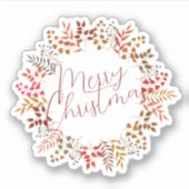 Prettig kerstfeest Halloween Nieuwjaar Sticker (Voorkant)