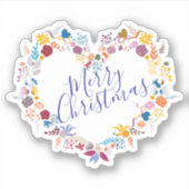 Prettig kerstfeest Halloween Nieuwjaar Sticker (Voorkant)