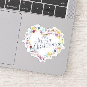 Prettig kerstfeest Halloween Nieuwjaar Sticker