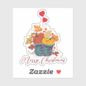 Prettig kerstfeest Halloween Nieuwjaar Sticker (Vel)
