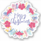 Prettig kerstfeest Halloween Nieuwjaar Sticker (Voorkant)