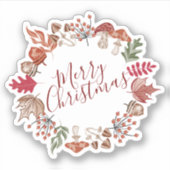 Prettig kerstfeest Halloween Nieuwjaar Sticker (Voorkant)