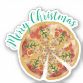 Prettig kerstfeest Halloween Nieuwjaar Sticker (Voorkant)