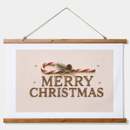 PRETTIG KERSTFEEST HANGEND WANDKLEED