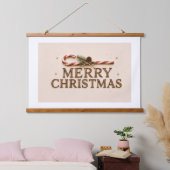 PRETTIG KERSTFEEST HANGEND WANDKLEED (Slaapkamer)