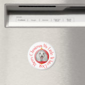 Prettig kerstfeest Havanese Magneet (Insitu (Vaatwasser))