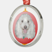 Prettig kerstfeest Havanese Metalen Ornament (Links)