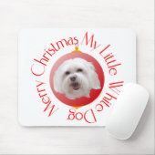 Prettig kerstfeest Havanese Muismat (Met muis)