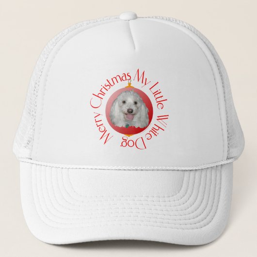 Prettig kerstfeest Havanese Trucker Pet (Voorkant)