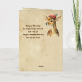 Prettig kerstfeest heel hert moeder kaart (Achterkant)