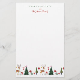 Prettig kerstfeest | Hert & Boom | Briefpapier