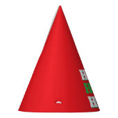 Prettig kerstfeest HoHoHo Feest Minimalistisch Een Feesthoedjes (Links)