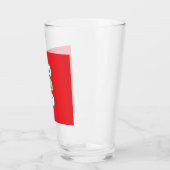 Prettig kerstfeest HoHoHo feest Minimalistisch Een Glas (Links)