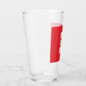 Prettig kerstfeest HoHoHo feest Minimalistisch Een Glas (Rechts)
